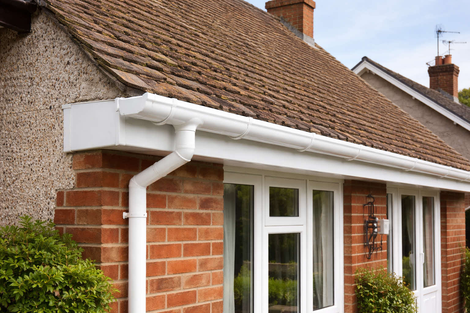replacement guttering on older home